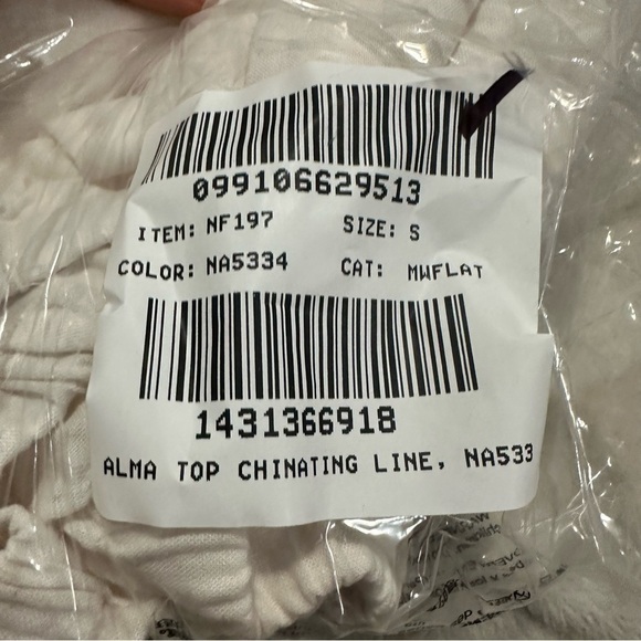 Madewell linen blend michele buble top lighthouse ivory - Picture 5 of 5